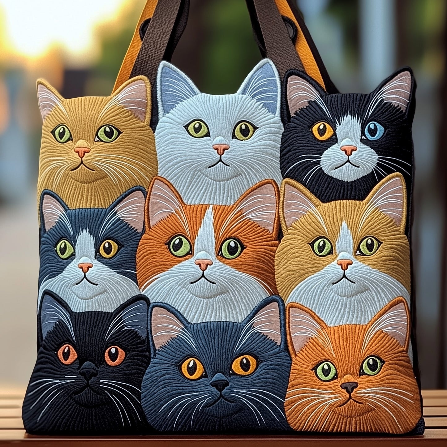 Cat Purrs Quilted Tote Bag GFTOMA1562