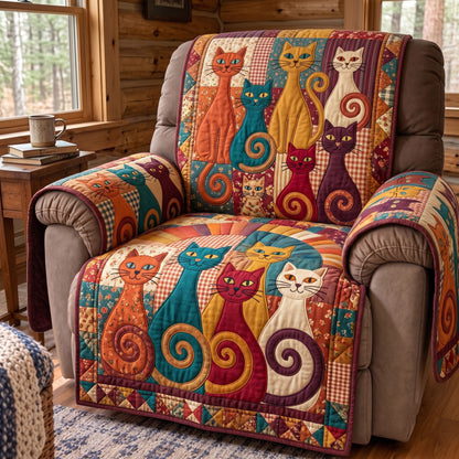 Primitive Cat Quilted Sofa Cover GFTOMA15691