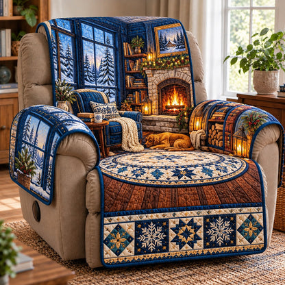 Winter Reading Quilted Sofa Cover GFTOMA15693