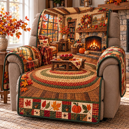 Cozy Cottage Quilted Sofa Cover GFTOMA15697