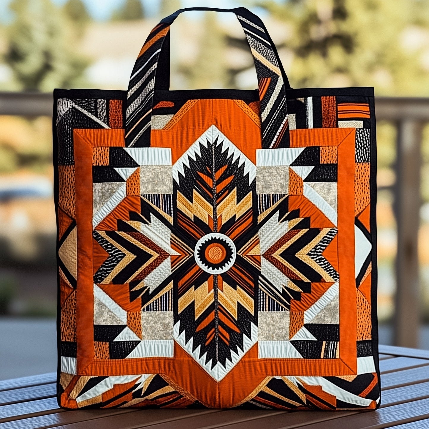 Native American Quilted Tote Bag GFTOMA1574