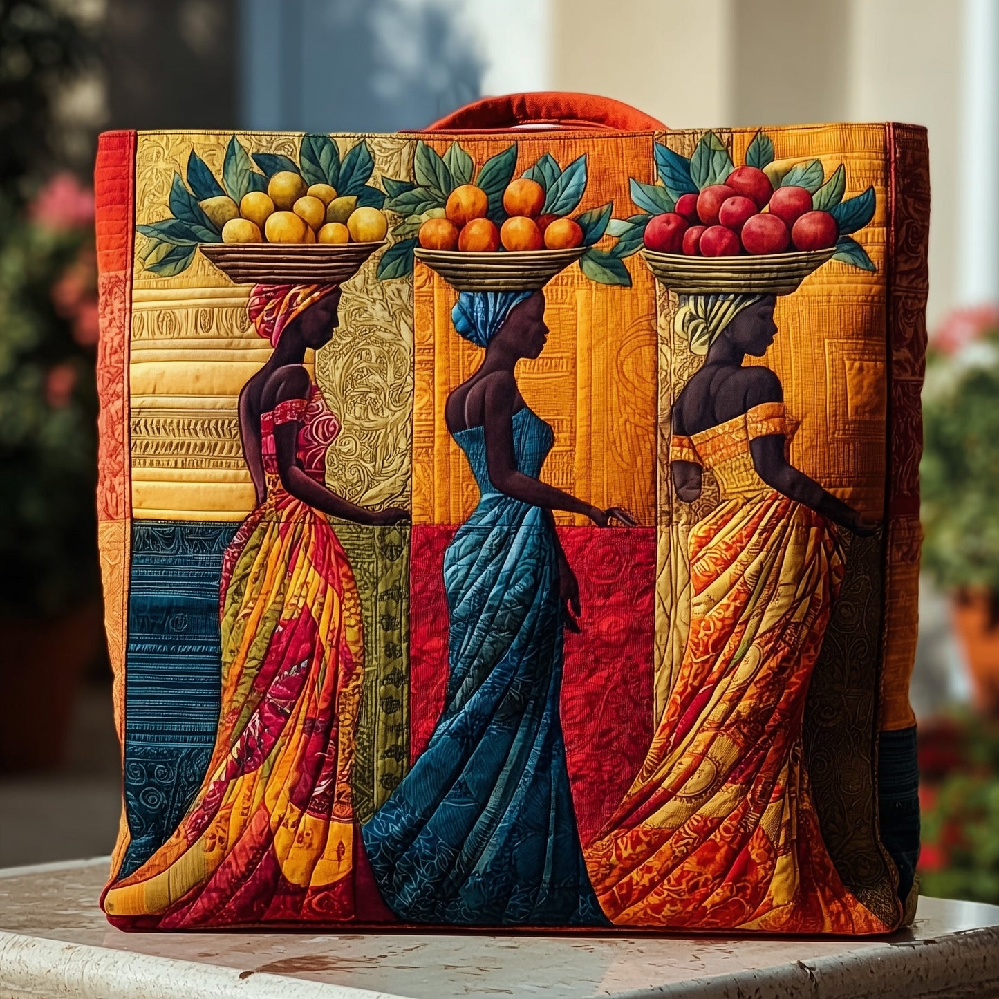 Golden Queens Quilted Tote Bag GFTOMA1616