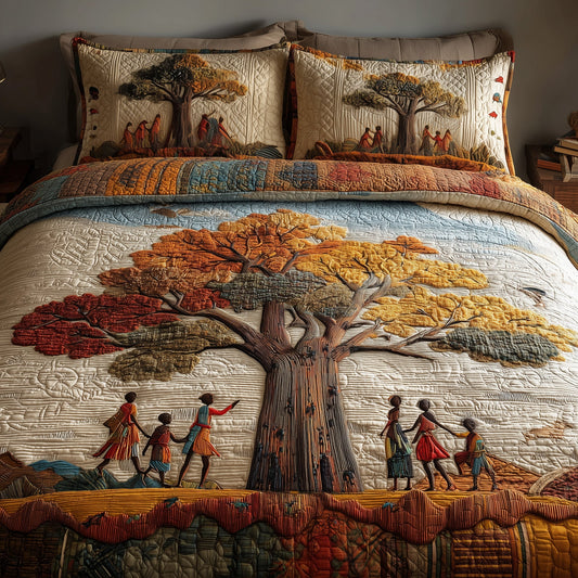 African Dream 3-Piece Quilted Bedding Set GFTOMA1627