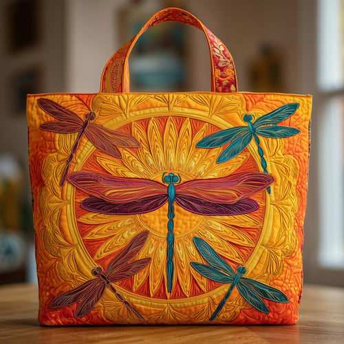 Dragonfly Quilted Tote Bag GFTOMA1689