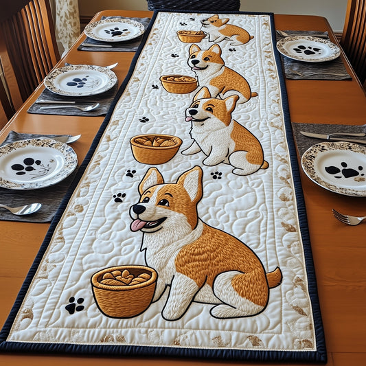 Corgi Quilted Table Runner GFTOMA171