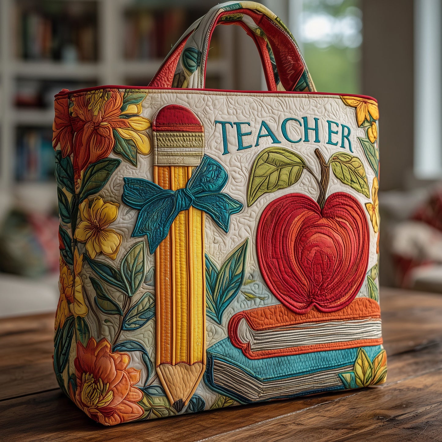 Teacher Quilted Tote Bag GFTOMA1734