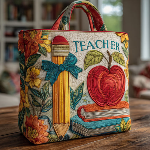 Teacher Quilted Tote Bag GFTOMA1734