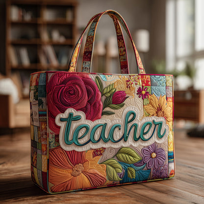 Teacher Quilted Tote Bag GFTOMA1737