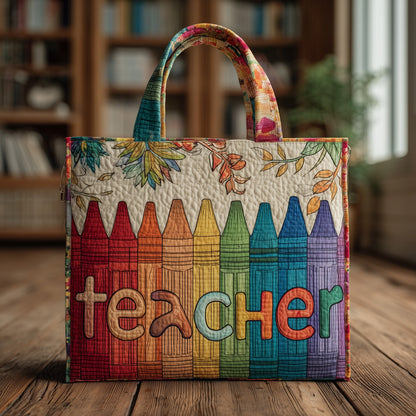 Teacher Quilted Tote Bag GFTOMA1738