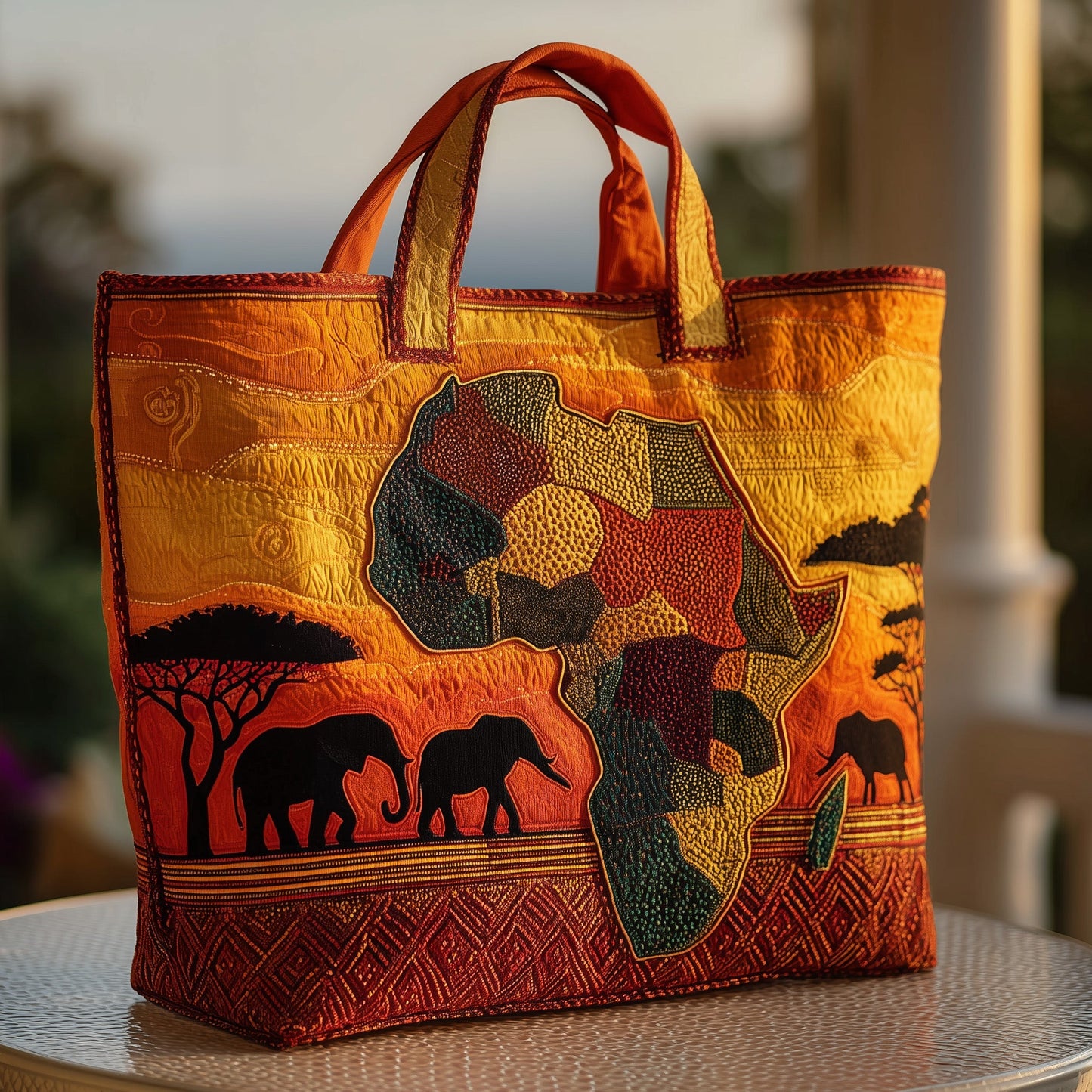 African Dream Quilted Tote Bag GFTOMA1742