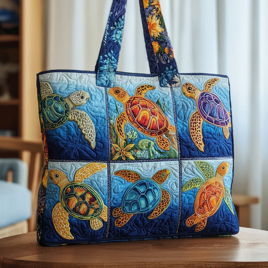 Turtle Quilted Tote Bag GFTOMA1800