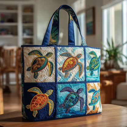 Turtle Quilted Tote Bag GFTOMA1807