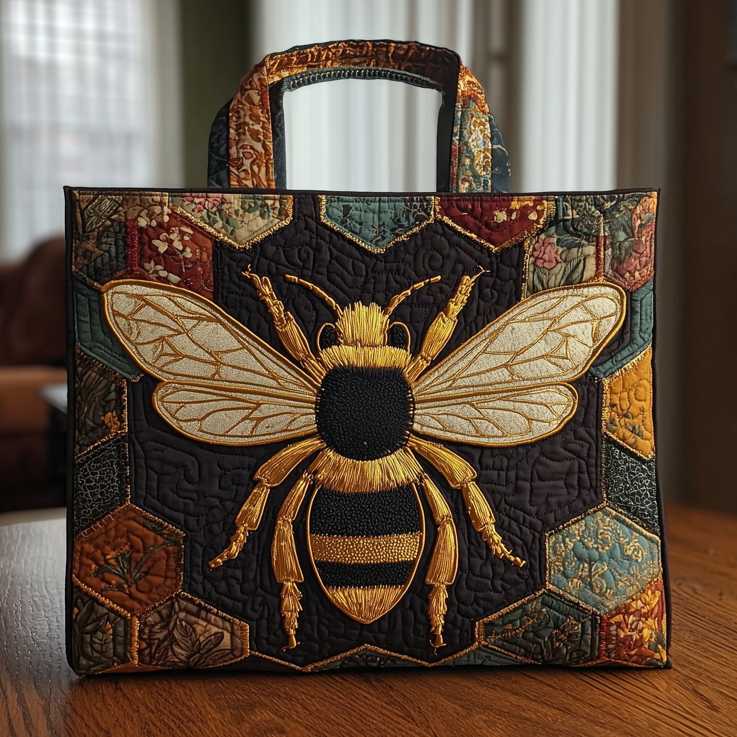 Bee Quilted Tote Bag GFTOMA1850