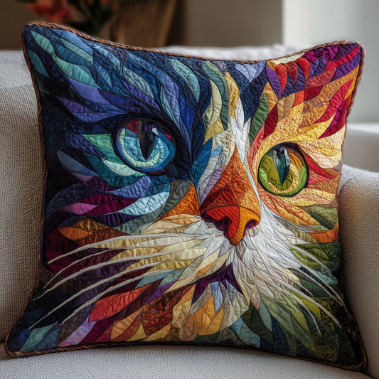 Cat Purrs Quilted Pillow Case GFTOMA1853