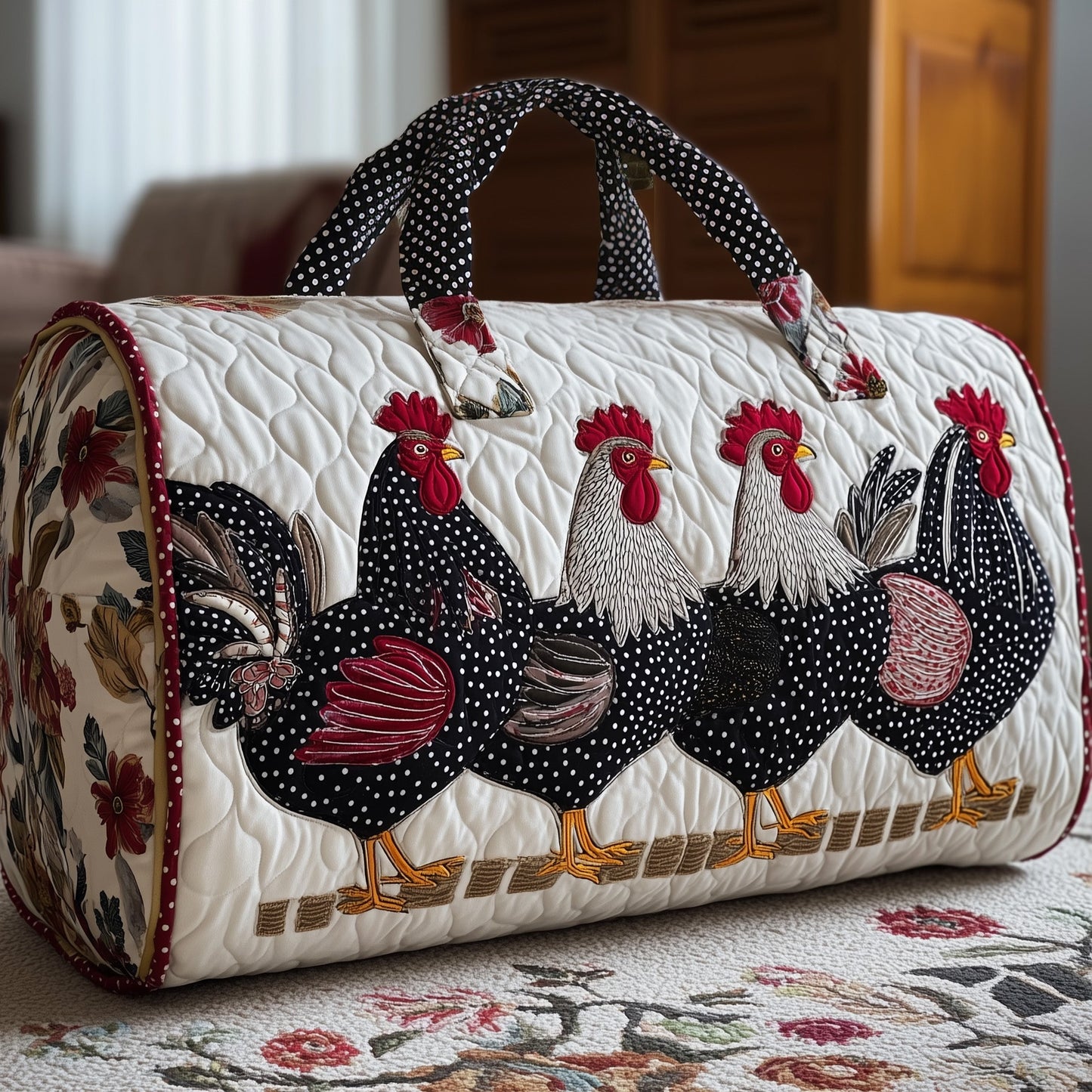 Chicken Quilted Duffle Bag GFTOMA1969