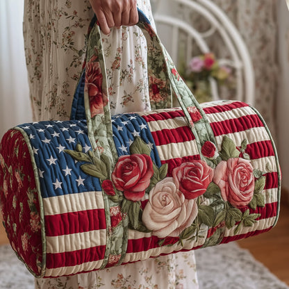 Patriotic Rose Quilted Duffle Bag GFTOMA1986