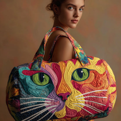 Cat Quilted Duffle Bag GFTOMA2098