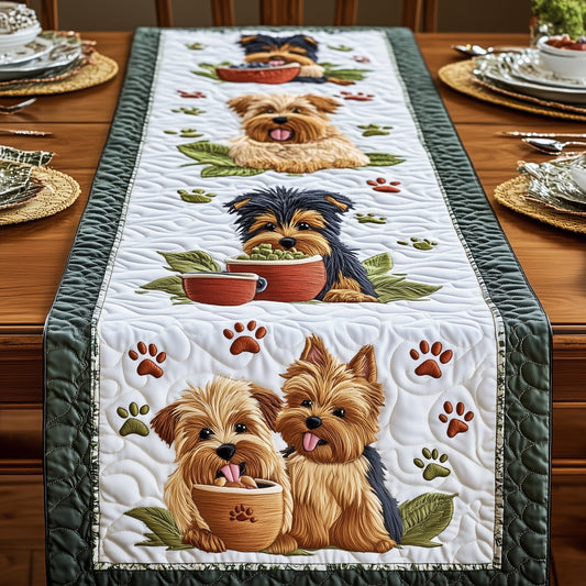 Yorkshire Terrier Quilted Table Runner GFTOMA215