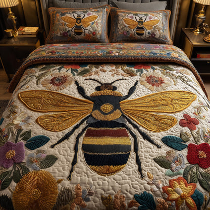 Bee 3-Piece Quilted Bedding Set GFTOMA2177
