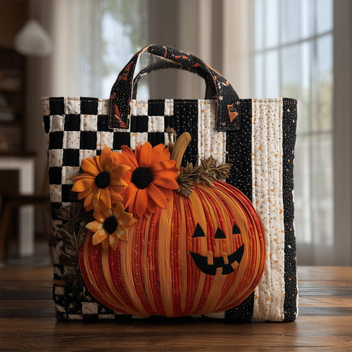 Pumpkin Quilted Tote Bag GFTOMA2279