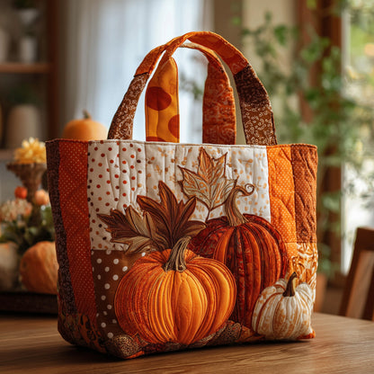Pumpkin Quilted Tote Bag GFTOMA2282