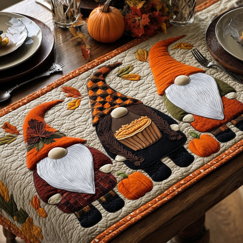 Gnome Quilted Table Runner GFTOMA2383