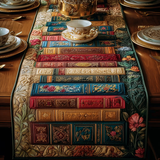 Cozy Book Quilted Table Runner GFTOMA2389