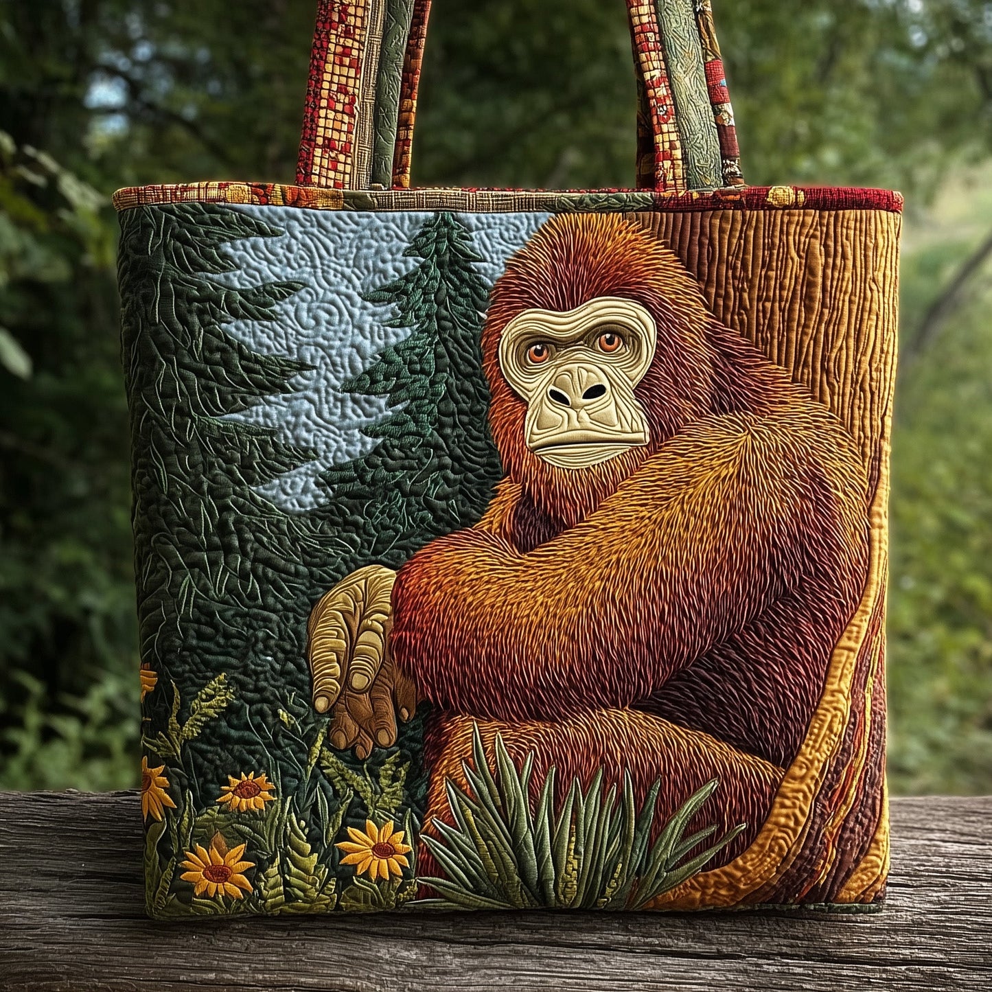 Bigfoot Quilted Tote Bag GFTOMA2417