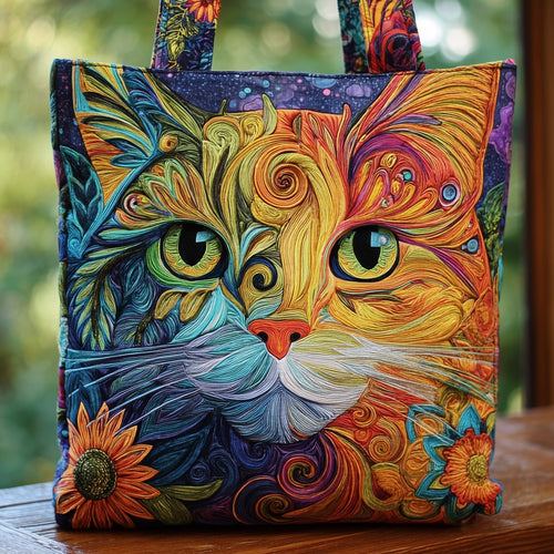 Mystic Cat Quilted Tote Bag GFTOMA2420