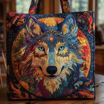 Wolf Quilted Tote Bag GFTOMA2461