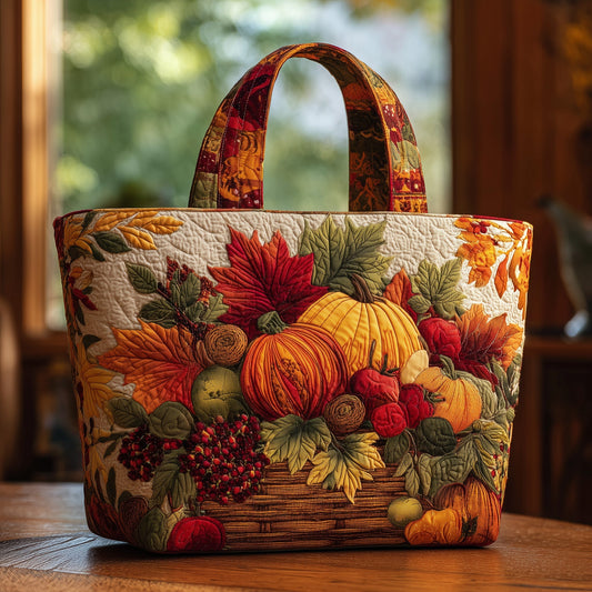 Autumn Vibe Quilted Tote Bag GFTOMA2474