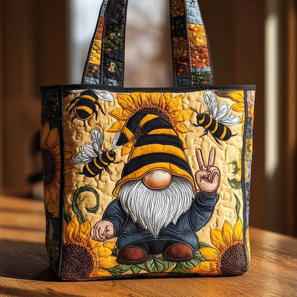 Bee Gnome Quilted Tote Bag GFTOMA2529