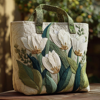 Tulip Blooms Quilted Tote Bag GFTOMA2547