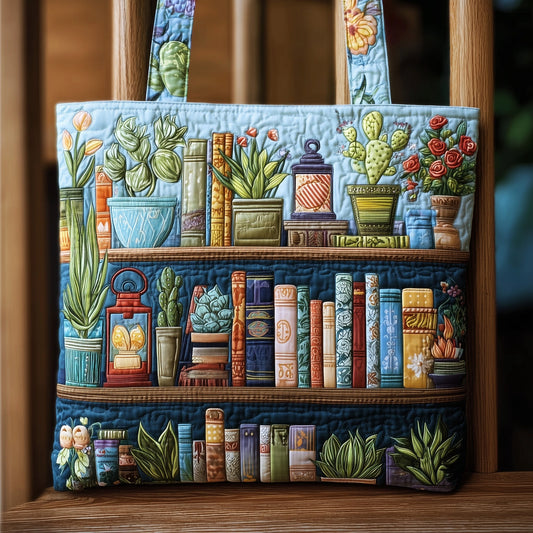 Cozy Book Quilted Tote Bag GFTOMA2571