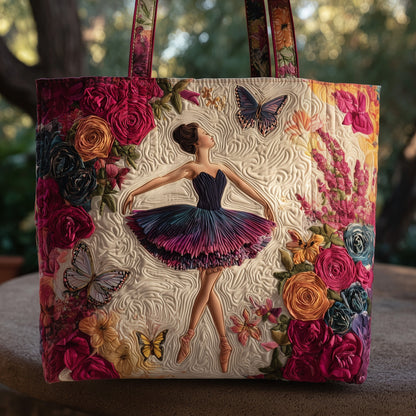 Ballet Bloom Quilted Tote Bag GFTOMA2585