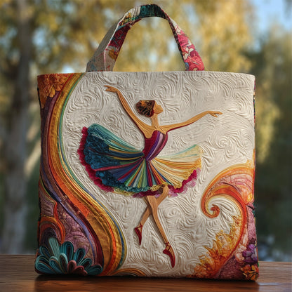 Ballet Bloom Quilted Tote Bag GFTOMA2586