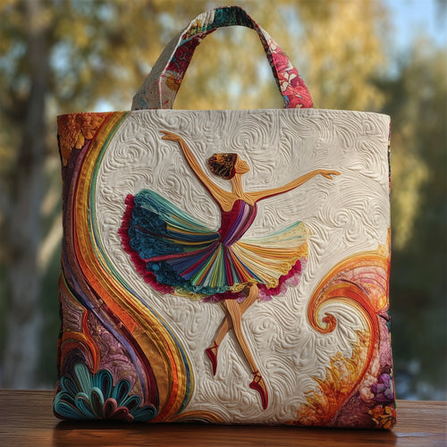 Ballet Bloom Quilted Tote Bag GFTOMA2586