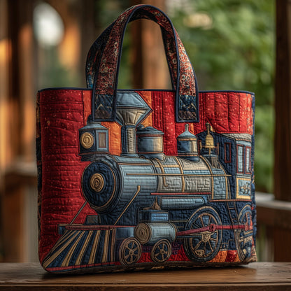 Train Quilted Tote Bag GFTOMA2597