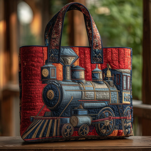 Train Quilted Tote Bag GFTOMA2597