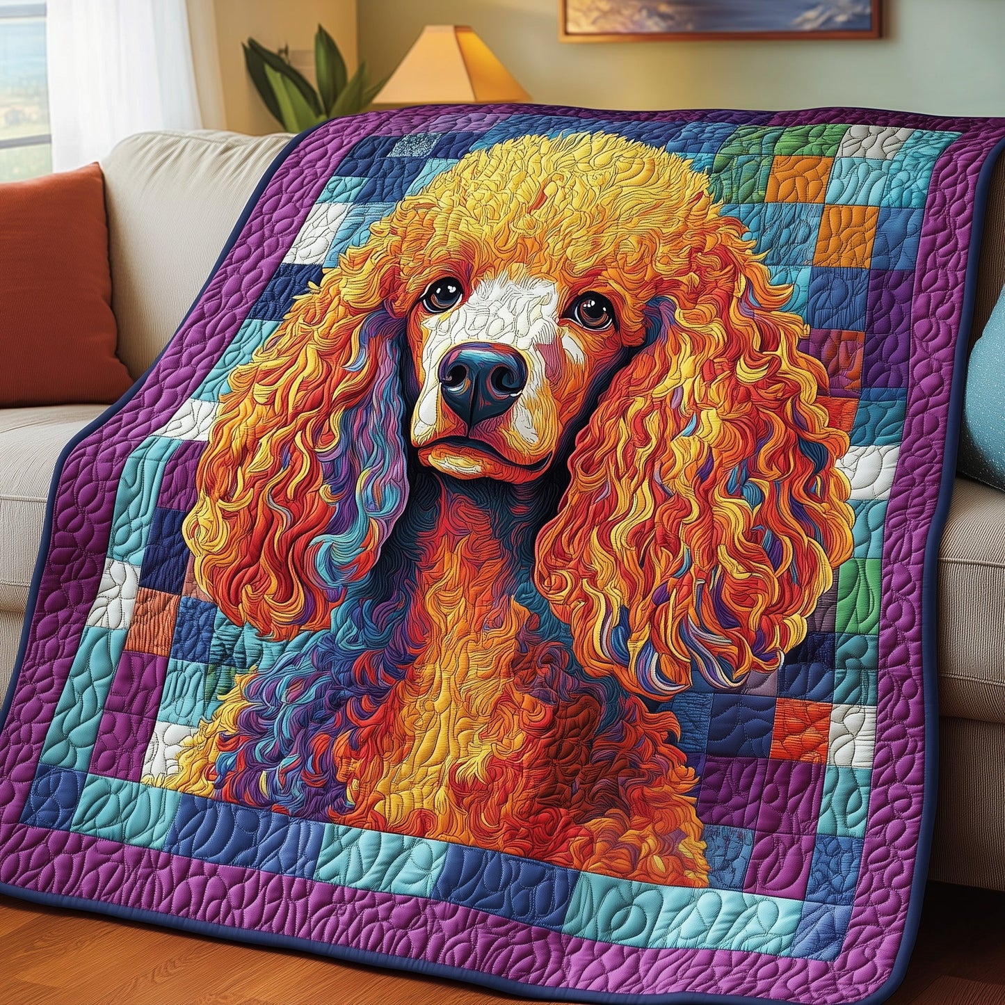 Poodle Quilted Blanket GFTOMA261
