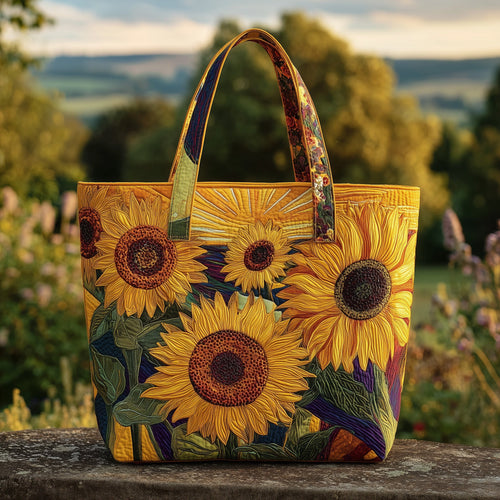 Sunflower Quilted Tote Bag GFTOMA2692