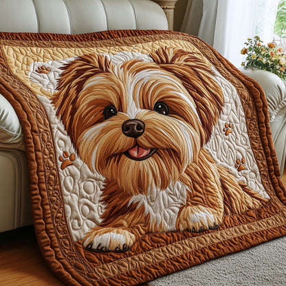 Yorkshire Terrier Quilted Blanket GFTOMA270