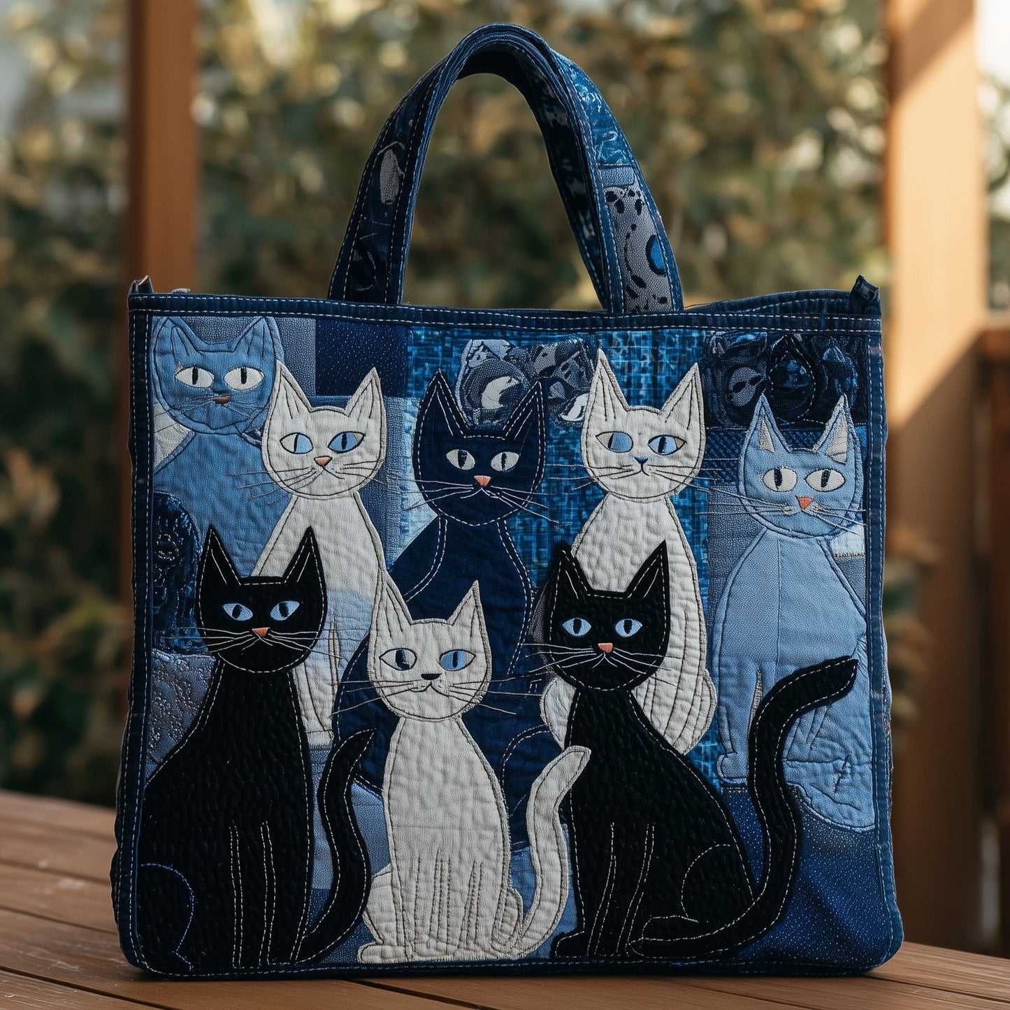 Cat Quilted Tote Bag GFTOMA2724