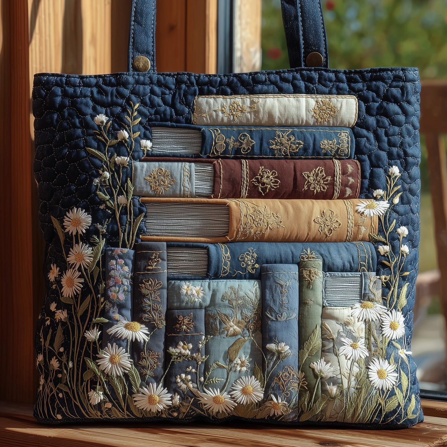 Cozy Book Quilted Tote Bag GFTOMA2777