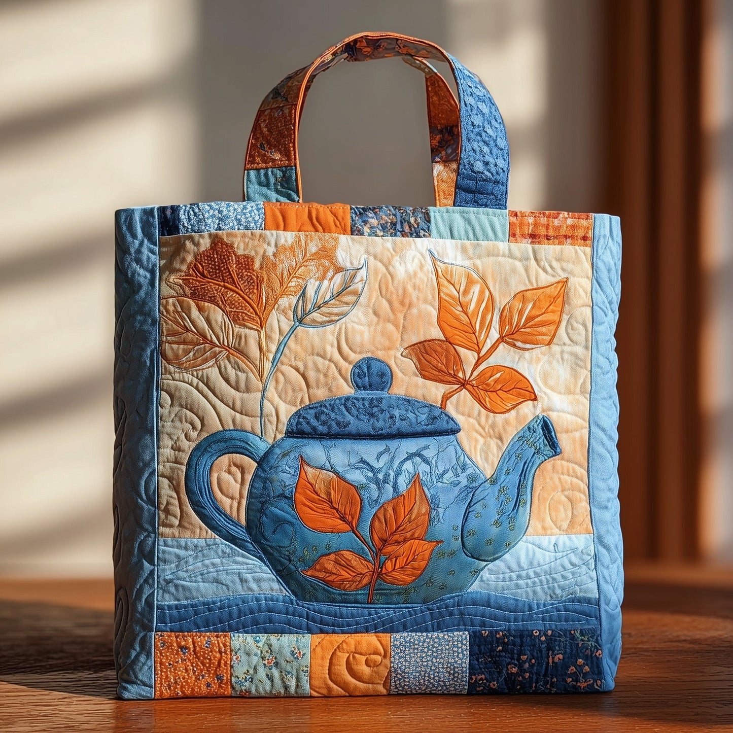 Teaware Quilted Tote Bag GFTOMA2868