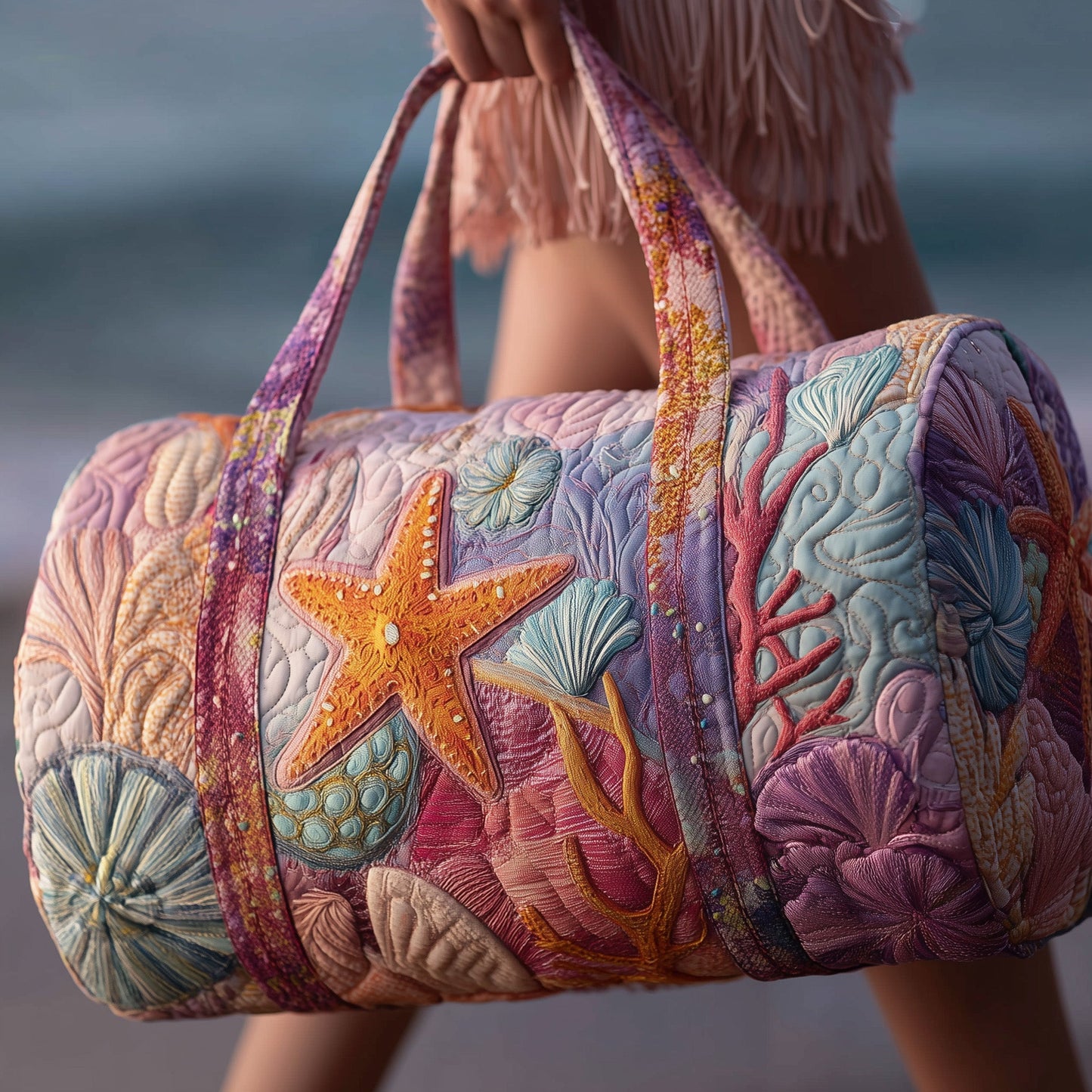 Ocean Breeze Quilted Duffle Bag GFTOMA2897