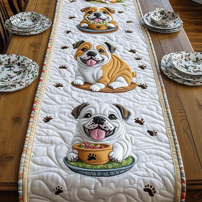 Bulldog Quilted Table Runner GFTOMA295