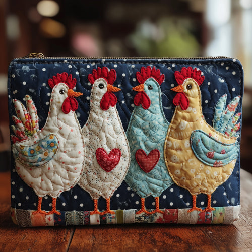 Whimsical Chicken Quilted Purse GFTOMA2960