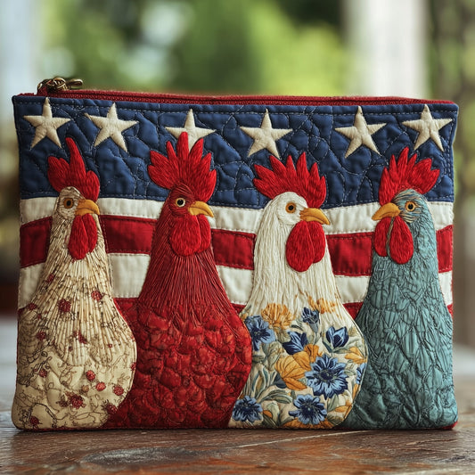 Whimsical Chicken Quilted Purse GFTOMA2961