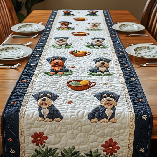 Schnauzer Quilted Table Runner GFTOMA310